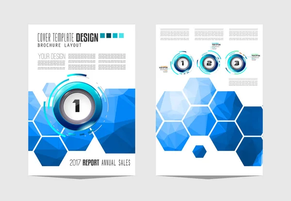 Brochure template, Flyer Design — Stockvector