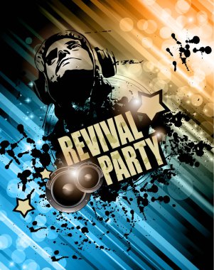 Club disko Flyer şablonu 