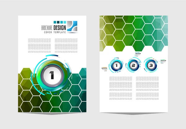 Brochure template, Flyer Design — Stockvector