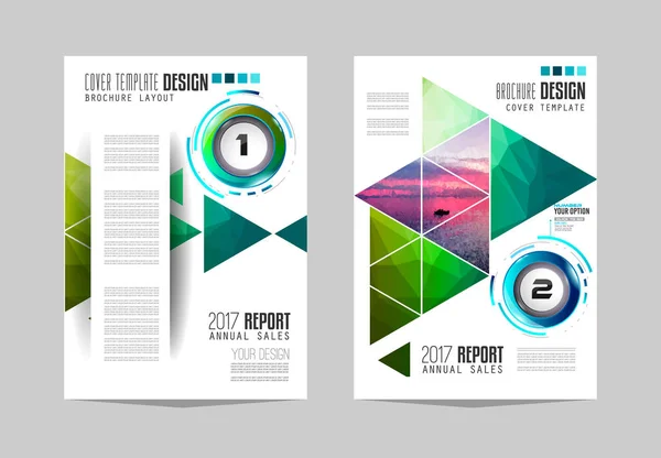 Brochure template, Flyer Design — Stock Vector