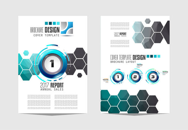 Brochure template, Flyer Design