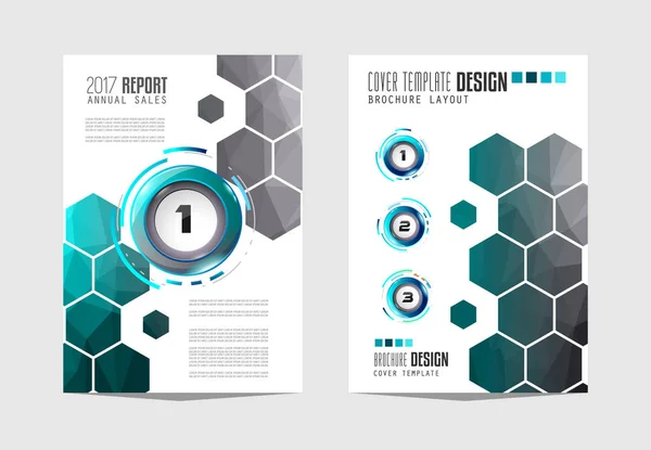 Brochure template, Flyer Design — Stockvector