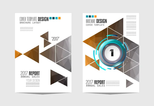 Brochure template, Flyer Design Vector Graphics