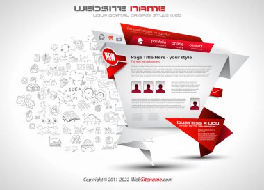 Web tasarım şablonu 