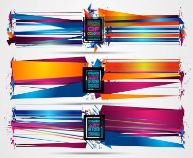 Fütüristik çerçeve sanat tasarım 