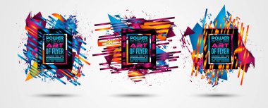 Fütüristik çerçeve sanat tasarım 