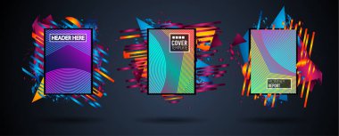 Fütüristik çerçeve sanat tasarım