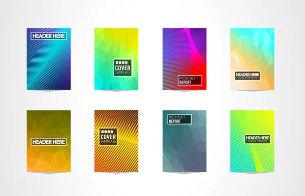 Brochure Covers,  Futuristic  Templates. — Stock Vector