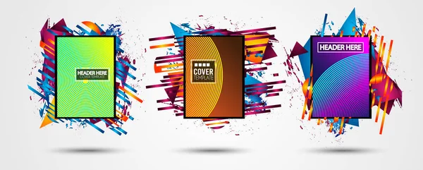 Fütüristik çerçeve sanat tasarım