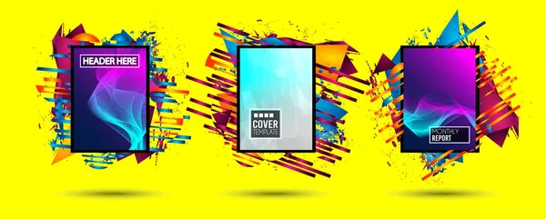 Fütüristik kare sanat tasarım