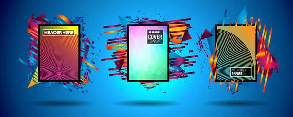 Fütüristik kare sanat tasarım