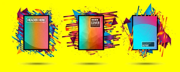 Fütüristik kare sanat tasarım