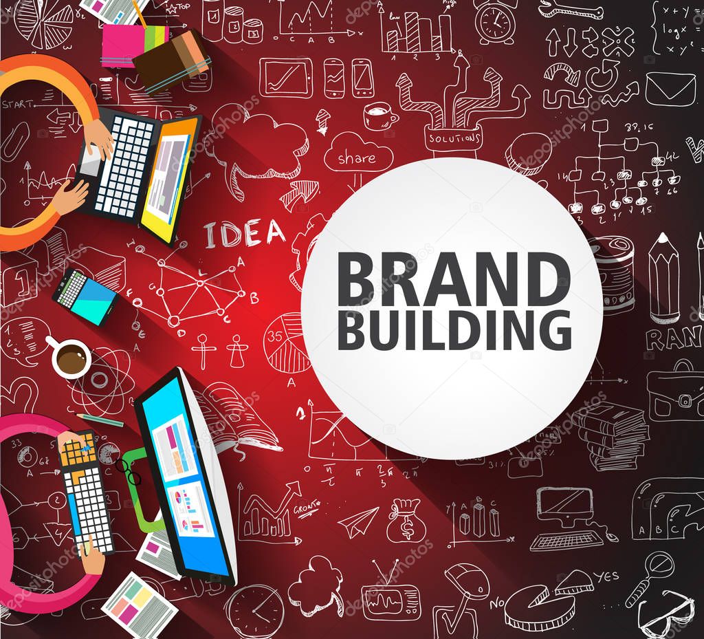 Brand Building concept 