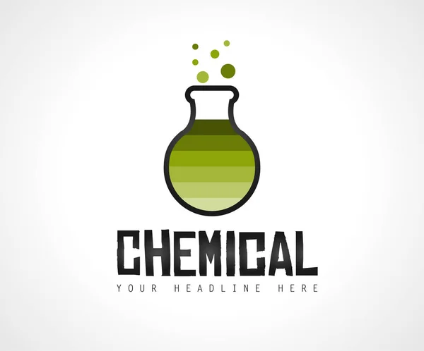 크리에이 티브 화학 다채로운 로고 — 스톡 벡터