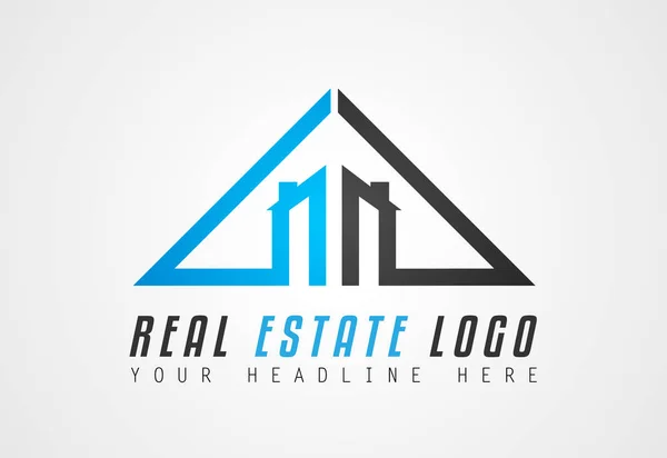 Creative Real Estate Logo — Stock Vector