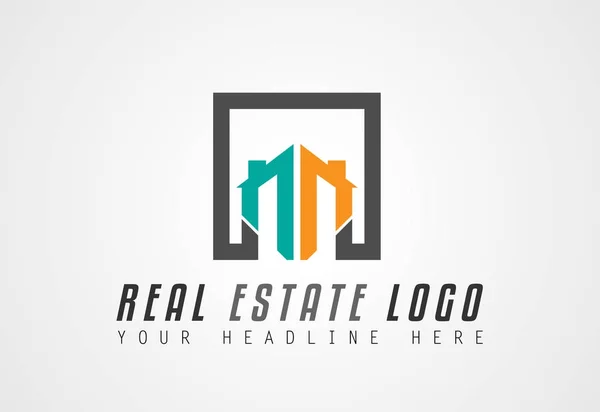 Logotipo imobiliário criativo — Vetor de Stock