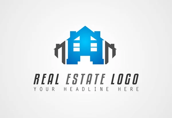 Logotipo inmobiliario creativo — Archivo Imágenes Vectoriales