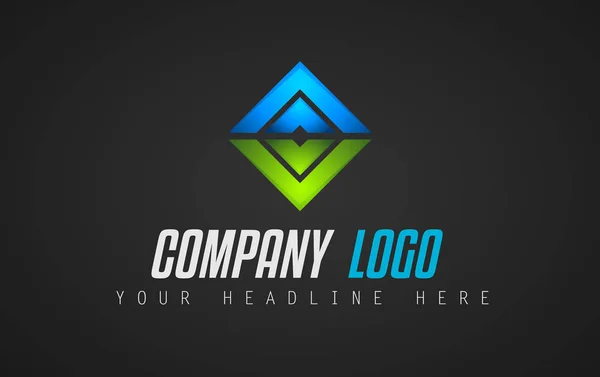 Diseño del logo creativo — Vector de stock