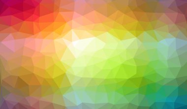 Aralığı ile parlak renkli üçgen çokgenler ile düşük Poli arka plan renkleri.