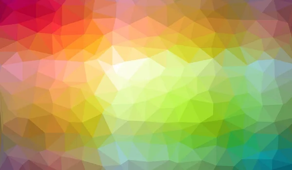 Bajo Poly Fondo Abstracto Con Coloridos Polígonos Triangulares Con Una — Archivo Imágenes Vectoriales