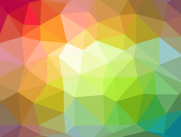 Low Poly Abstrakten Hintergrund Mit Bunten Dreieckigen Polygone Mit Einem — Stockvektor