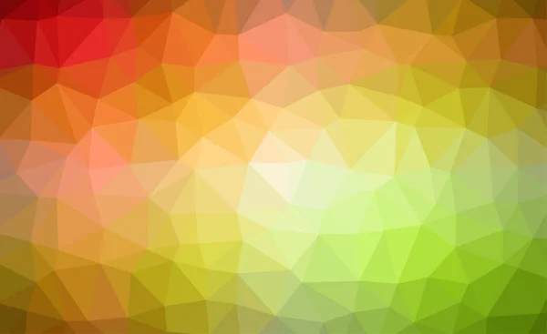 鮮やかなカラフルな三角形のポリゴンで低ポリ抽象的な背景色範囲 — ストックベクタ