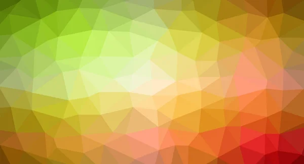 低聚抽象背景与色彩鲜艳的三角形多边形的色彩范围 — 图库矢量图片