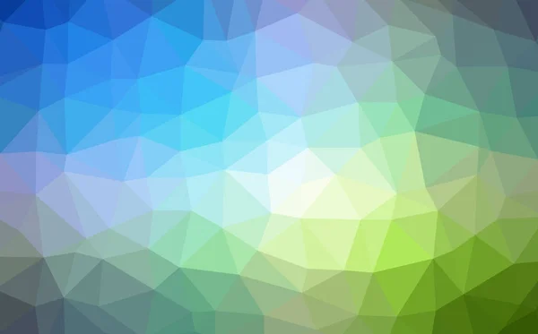 Низкий Поли Абстрактный Фон Красочными Треугольными Многоугольниками Яркой Цветовой Гаммой — стоковый вектор
