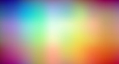 Colorful Blurred background made with gradient mesh with brilliant rainbow colors clipart