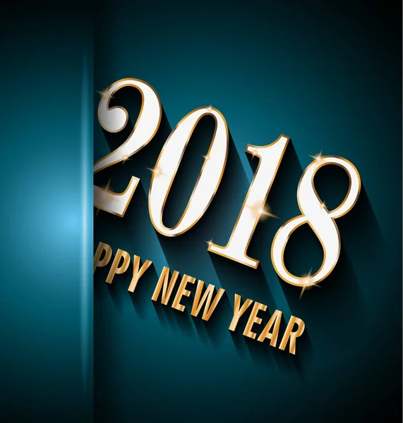 2018 mutlu yeni yıl arka plan mevsimlik el ilanları ve tebrik kartı veya Noel temalı davetler için