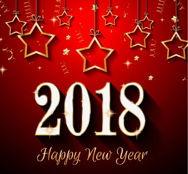 2018 Счастливый Новый Год Ваших Морских Флаеров Поздравительных Открыток Приглашений — стоковый вектор