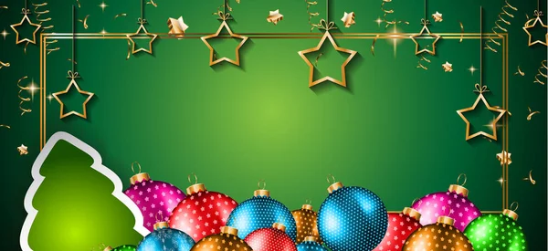 2018 Happy New Year Achtergrond Voor Seizoensgebonden Flyers Wenskaart Kerstmis — Stockvector