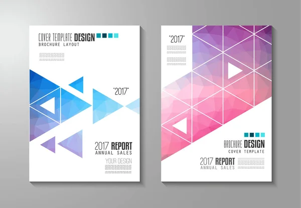 Brochure Template Flyer Design Depliant Cover Voor Zakelijke Doeleinden Elegante — Stockvector