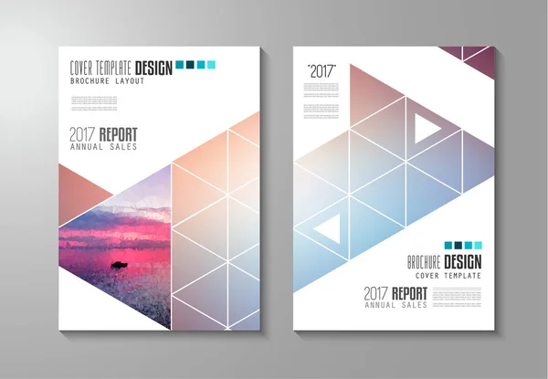 Brochure Template Flyer Design Depliant Cover Voor Zakelijke Doeleinden Elegante — Stockvector