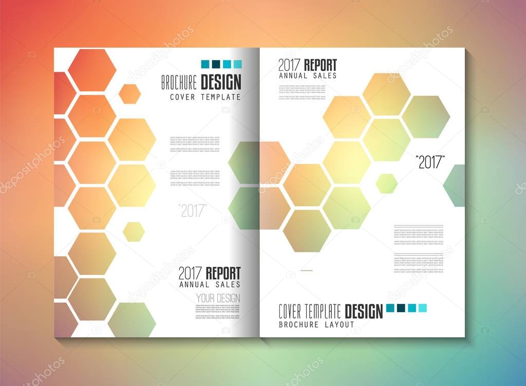 Brochure template, Flyer Design or Depliant Cover for business purposes. Elegant layout with space for text 