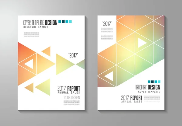 Brochure Template Flyer Design Depliant Cover Voor Zakelijke Doeleinden Elegante — Stockvector