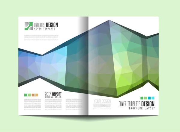 Brožura Šablona Flyer Design Nebo Prospekt Kryt Pro Obchodní Účely — Stockový vektor