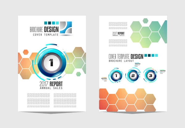 Πρότυπο Φυλλάδιων Flyer Σχεδιασμό Τον Κατάλογό Σελίδα Κάλυψη Για Επαγγελματικούς — Διανυσματικό Αρχείο