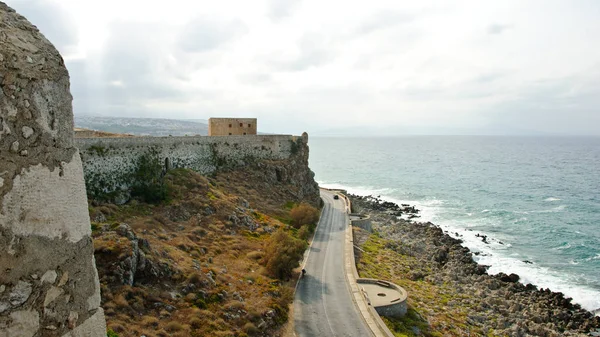 Budowle obronne Rethymno Zamku Fortezza — Zdjęcie stockowe