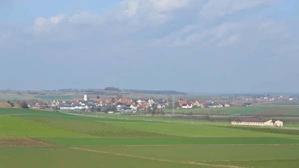 De stadsdelar Nrdlingen — Stockfoto