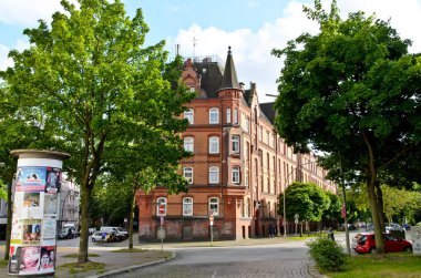 Sokakları ve eski Hamburg Kanallar üzerinde