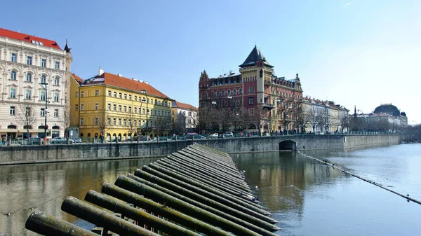 La rivière Vltava, Prague — Photo