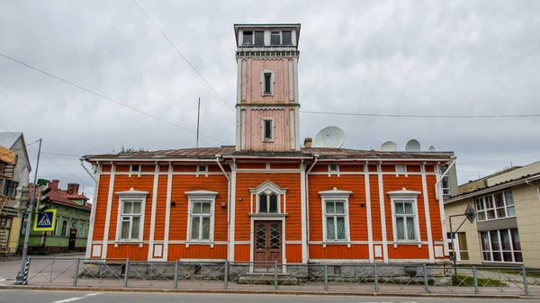 Brandweerkazerne, Sortavala, Rusland — Stockfoto