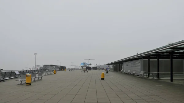 O aeroporto de Schiphol — Fotografia de Stock