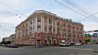 Tambov, Rusya - 15 Temmuz 2015: Mimaride Tambov Sovyet döneminin