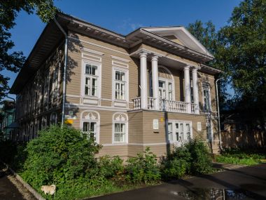 Vologda, Rusya - 15 Temmuz 2015: Tüccarın evi