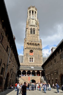 Brugge, Belgium - September 9, 2014: Grote Markt 