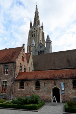 Brugge, Belçika - 9 Eylül 2014: Hastane St. John 