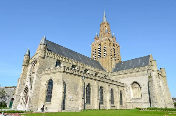 Calais Frankrike September 2014 Church Our Lady — Stockfoto