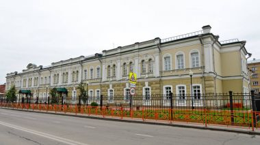 Irkutsk, Rusya - 24 Eylül 2015: Şehir şehir